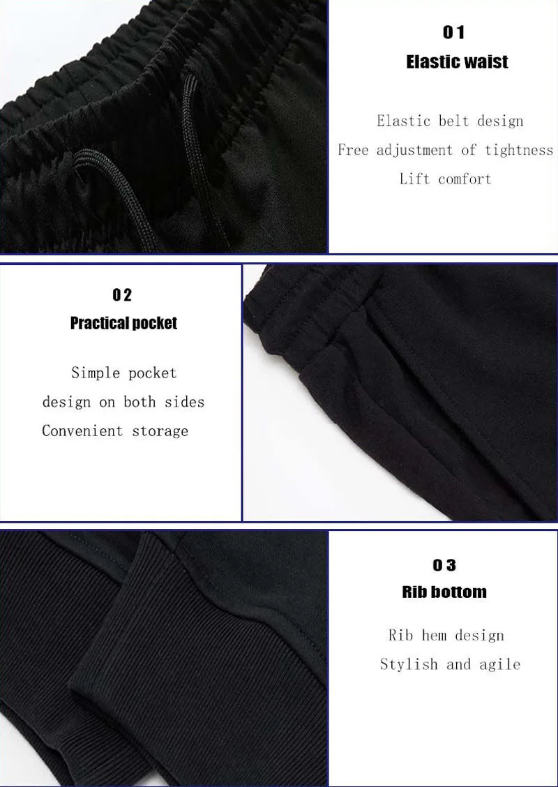 Calças de corrida masculina