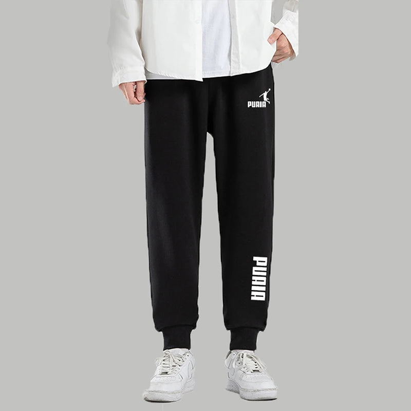 Calças de corrida masculina