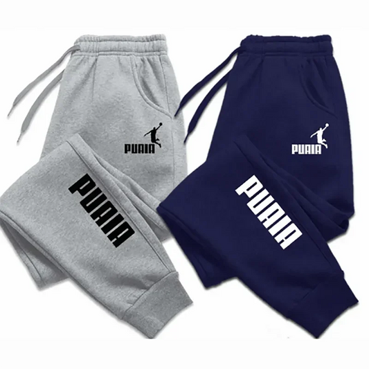 Calças de corrida masculina
